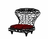 Natural Red/Black Chair