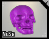 Purple Skull w Pose