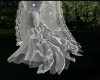 Diamond flower wed dress