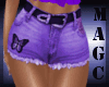 kelly purple shorts