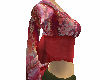 Rose Silk Kimono Top