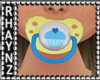Cupcake Paci - Yello/Blu