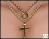 SAS-Chain Cross Gold