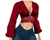 *Red Silk Blouse*