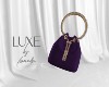 LUXE O-Bag Purple Gold
