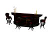 Red, Black, Gold Bar