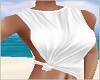 White Summer Top Tied