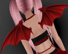 Devil wings red