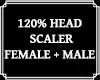 Head Scaler Unisex 120%