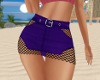 SR~ Purple Net Skirt