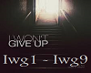 I wont give up - Jason