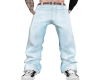 Baby blue jeans