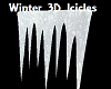 Winter 3D Icicles