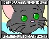Black Digi-Kitty HP Pet