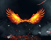 Fiery Wings Background