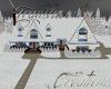 (T)Winter Colonial House