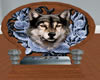 Wood Wolf Throne