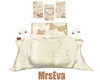 Elegant Beige Bed&Poses
