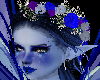 Fairy Blue Flower Hairs