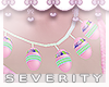 *S Easter Egg Necklaces