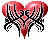 *114 Red Tribal Heart