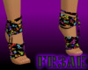 lFl Neon Feet straps