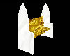 Gold & Marble Pew Seat