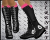 Black&Pink Convers Boots