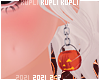 $K Pumpkin Earrings