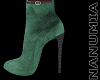 GREEN SUEDE BOOTS
