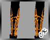 [CK] Black Orange Jeans