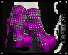 Xo: Purple Spiked Shoe