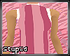 *S* Pink Striped Dress