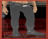 dark black pants w/boot