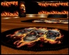 ☺S☺ Flaming Skull