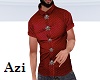 Red Skulls Button Up
