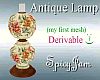Antique Lamp Derivable