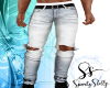 {SS} Gry Ripped Jeans V2