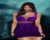 Mini vestido morado