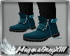 Hot Cocoa Teal Boots