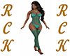 RCK§Sexy Lingerie Green