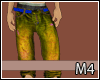|M4|HipHop Yellow Jeans