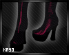 |K| Pink shimmer Boots