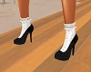 black heels+socks
