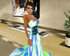 (MB)BLUE PASLEY GOWN