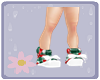 Kids Green Xmas Shoes