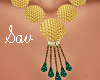 Emerald/Gold Jewel Set