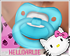 {h.a} Blue Animated Paci