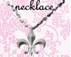 [hm] FleurDeLei Necklace
