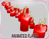 MLM Candles Row Red